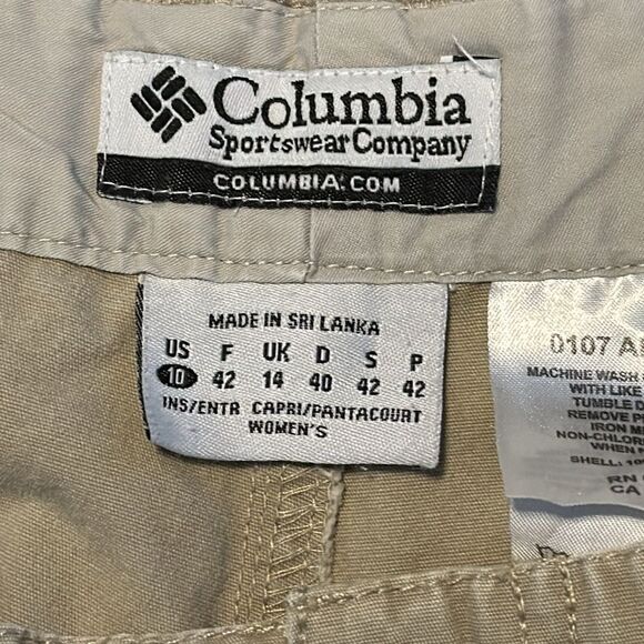 COLUMBIA women capris size 10 - Picture 2 of 6